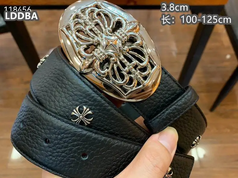 Chrome Hearts belt 38mmX100-125cm 8L06